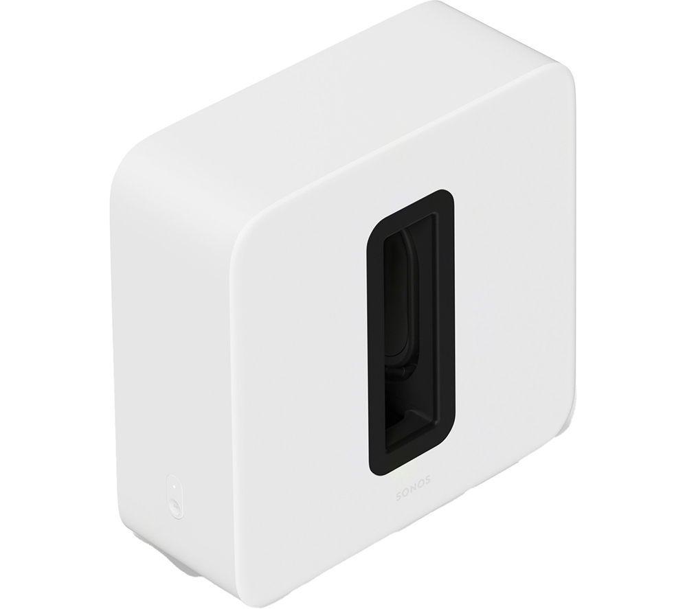 SONOS Arc Ultra Sound Bar & Sub 4 Wireless Subwoofer Bundle - White image number 8 of 10