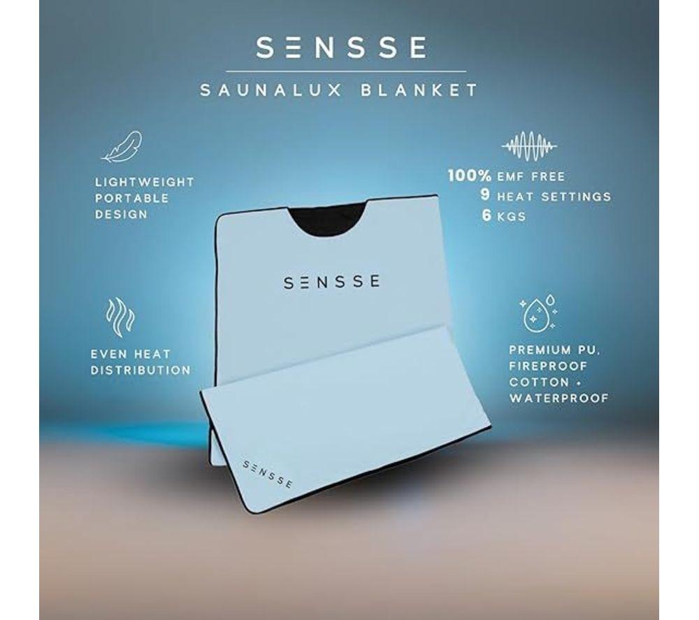 SENSSE Saunalux Infrared Sauna Blanket - Blue image number 3 of 8