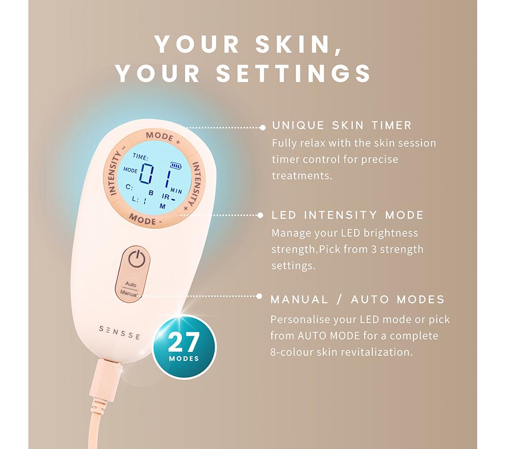 SENSSE SNSE30 Elite LED Face Mask - Nude image number 11 of 18