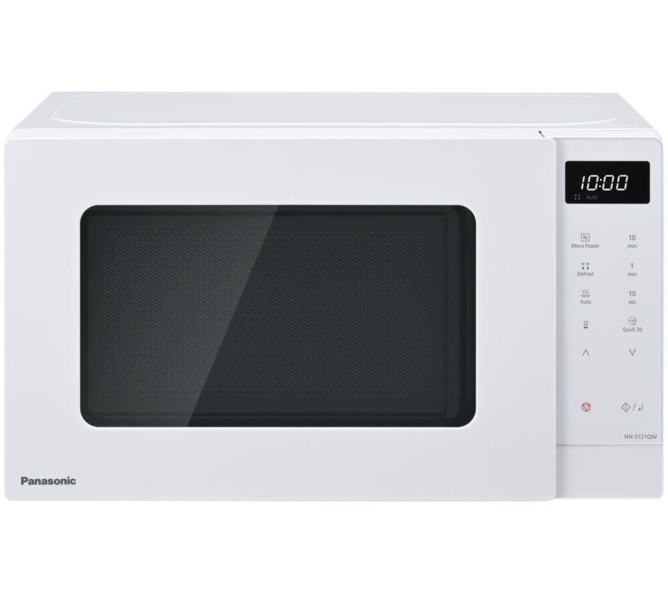 PANASONIC NN-ST21QWBPQ Compact Solo Microwave - White