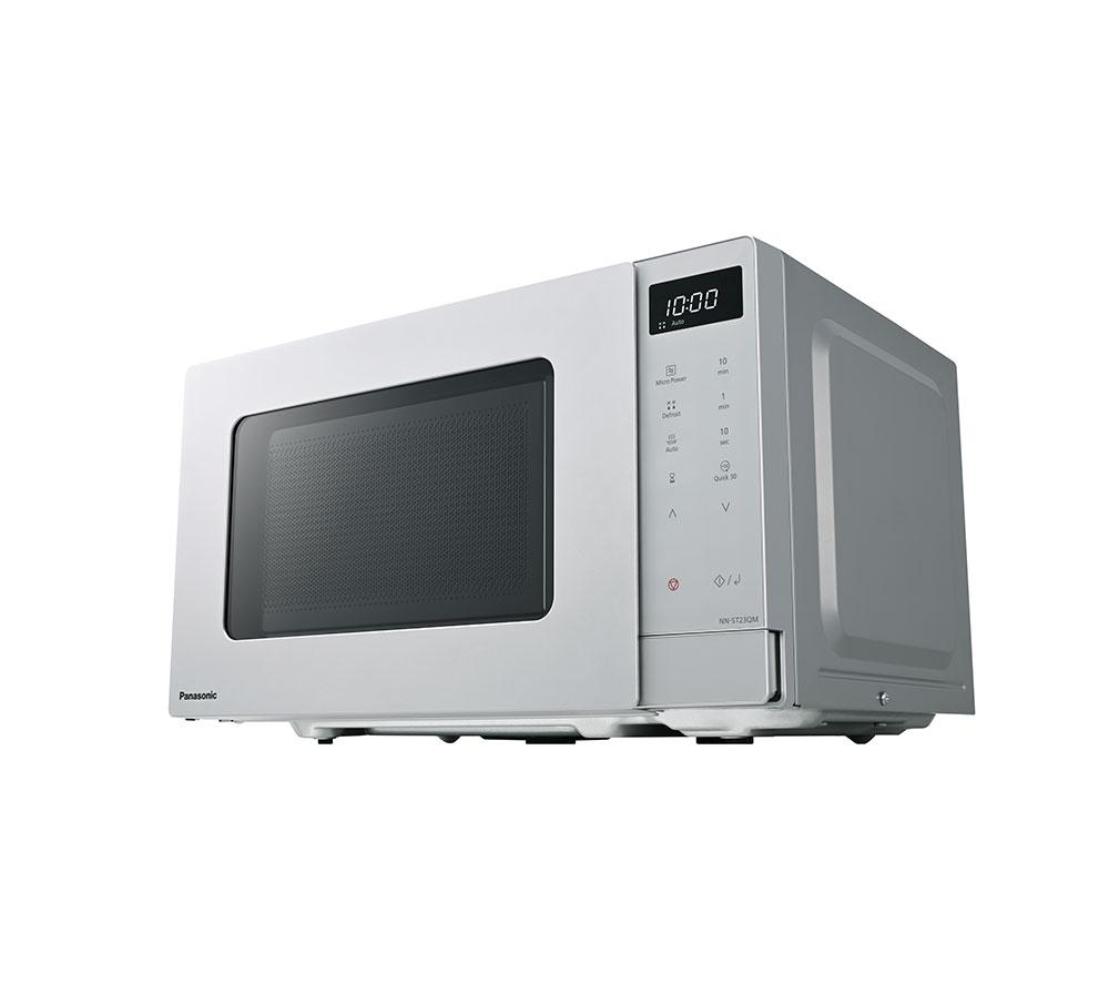 PANASONIC NN-ST23QMBPQ Compact Solo Microwave - Silver image number 3 of 3