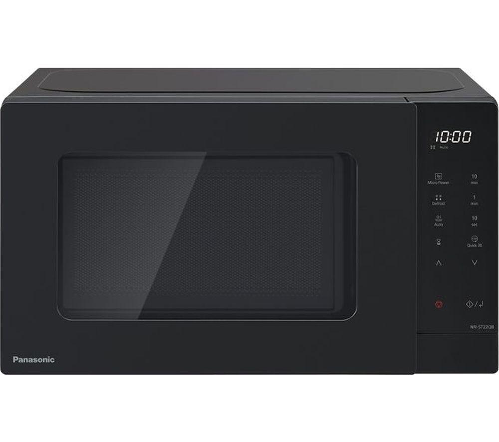 PANASONIC NN-ST22QBBPQ Compact Solo Microwave - Black