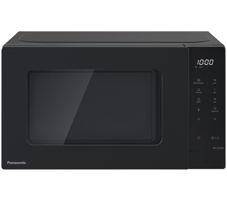 PANASONIC NN-ST22QBBPQ Compact Solo Microwave - Black
