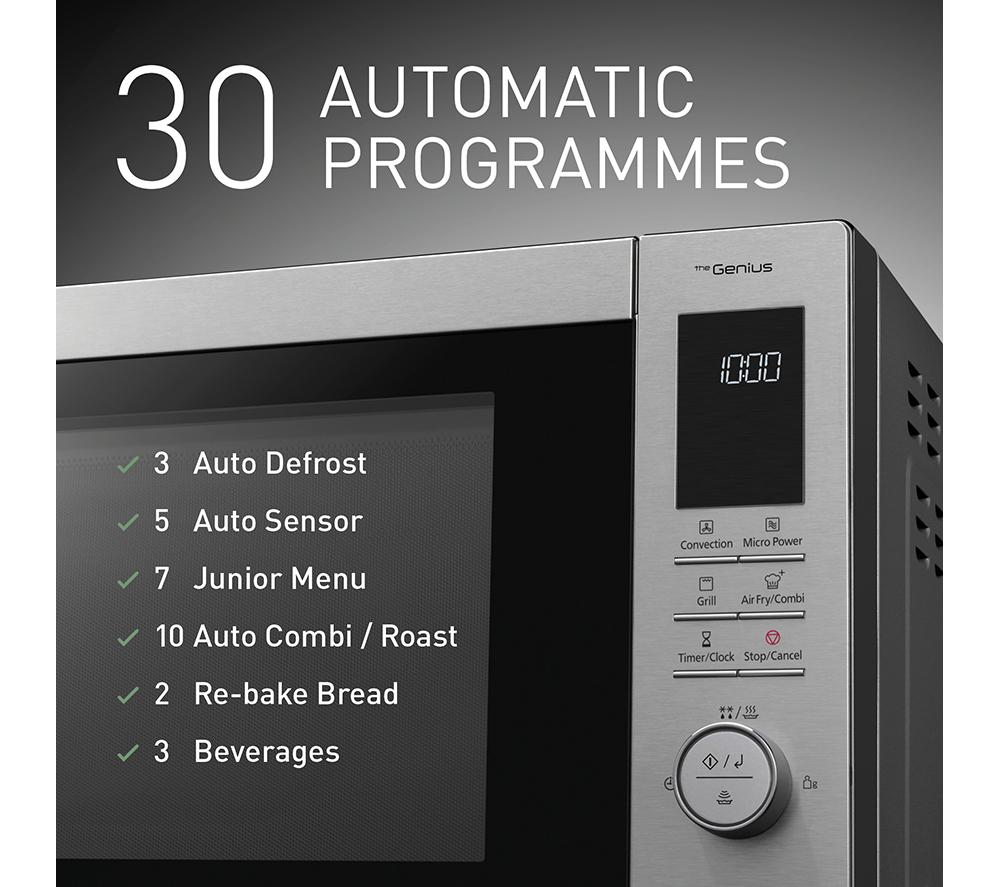 PANASONIC 4-in-1 Air Fry NN-CD88QSBPQ Combination Microwave - Stainless Steel image number 6 of 8