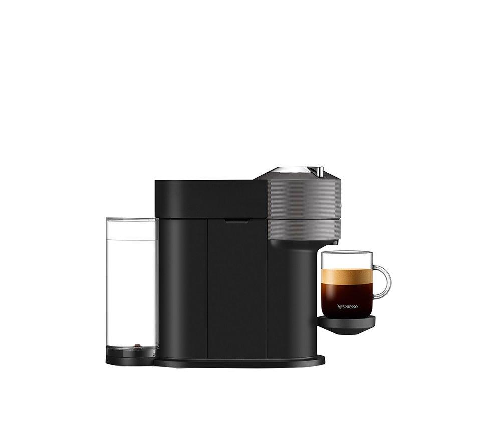 NESPRESSO by De'Longhi Vertuo Next ENV120.GYAE Pod Coffee Machine with Aeroccino Milk Frother - Grey image number 10 of 10