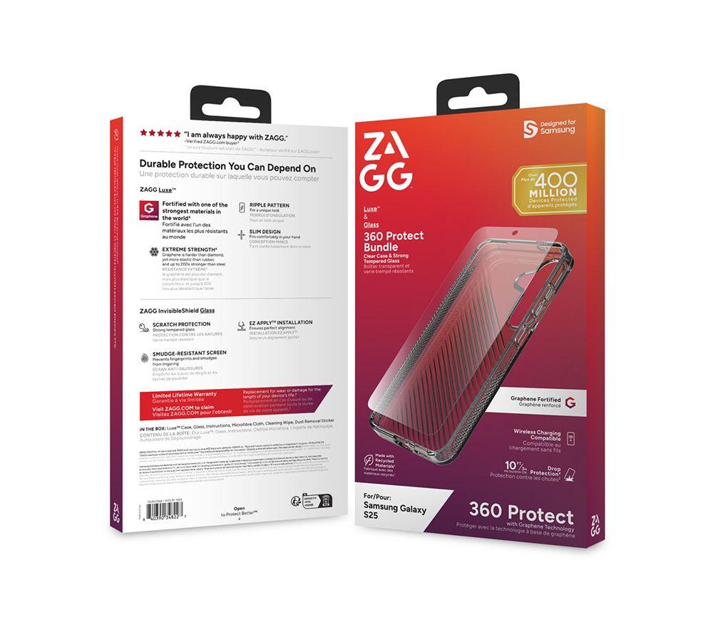 ZAGG Galaxy S25 Luxe Case & Screen Protector Bundle image number 2 of 3