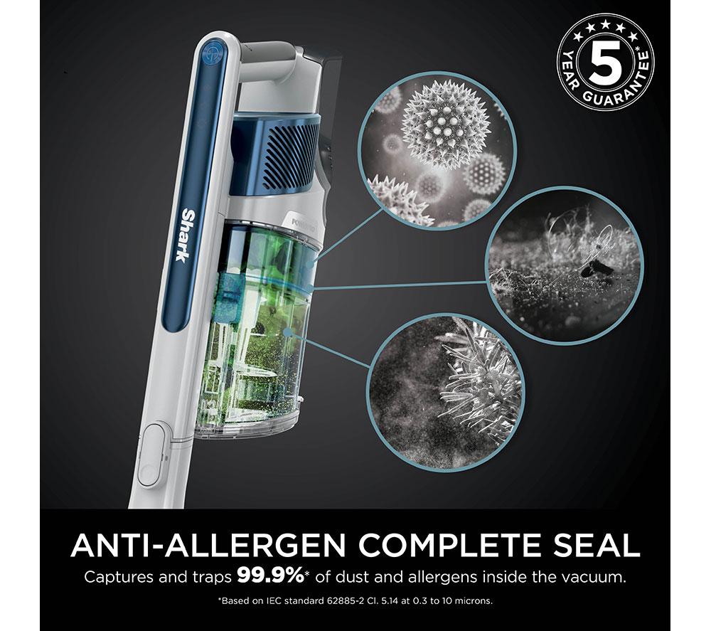 SHARK PowerPro Anti Hair Wrap Floor Detect IZ380UK Cordless Vacuum Cleaner - Navy Metallic image number 10 of 14
