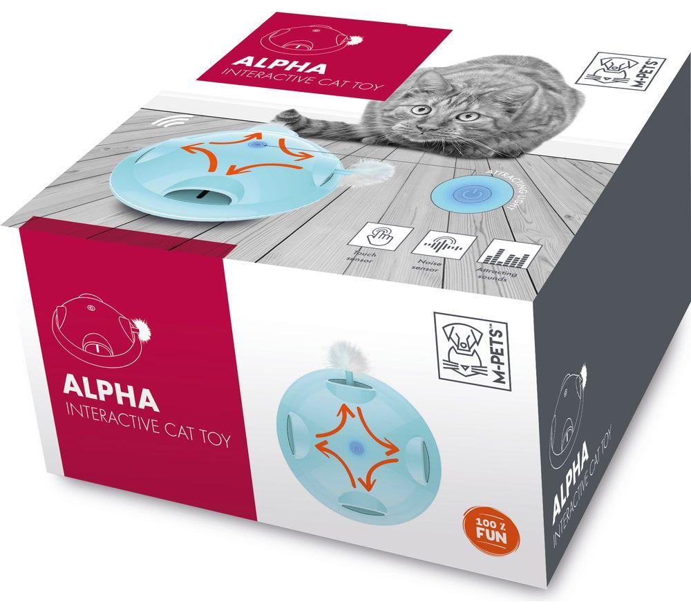 M-PETS Alpha Interactive Cat Toy - Blue image number 2 of 3
