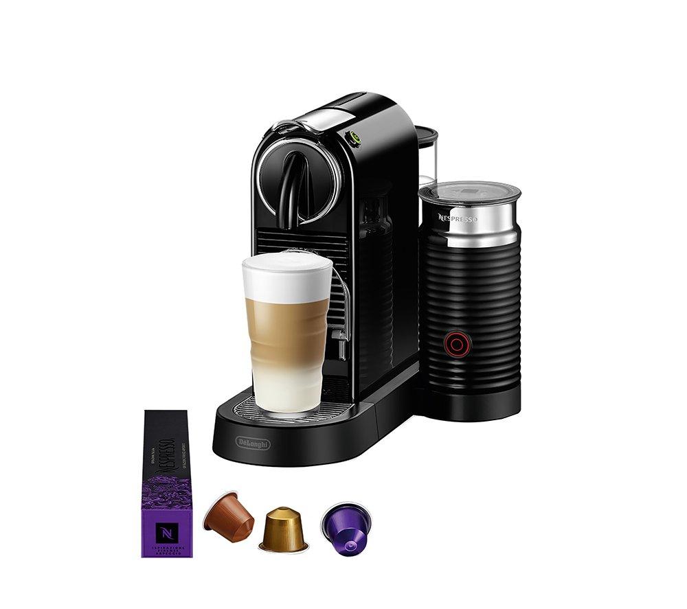 NESPRESSO by De'Longhi Citiz with Milk Frother EN267.BAE Coffee Machine - Black