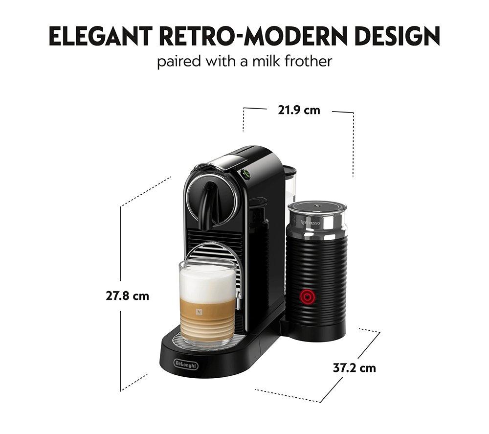 NESPRESSO by De'Longhi Citiz with Milk Frother EN267.BAE Coffee Machine &ndash; Black image number 4 of 10