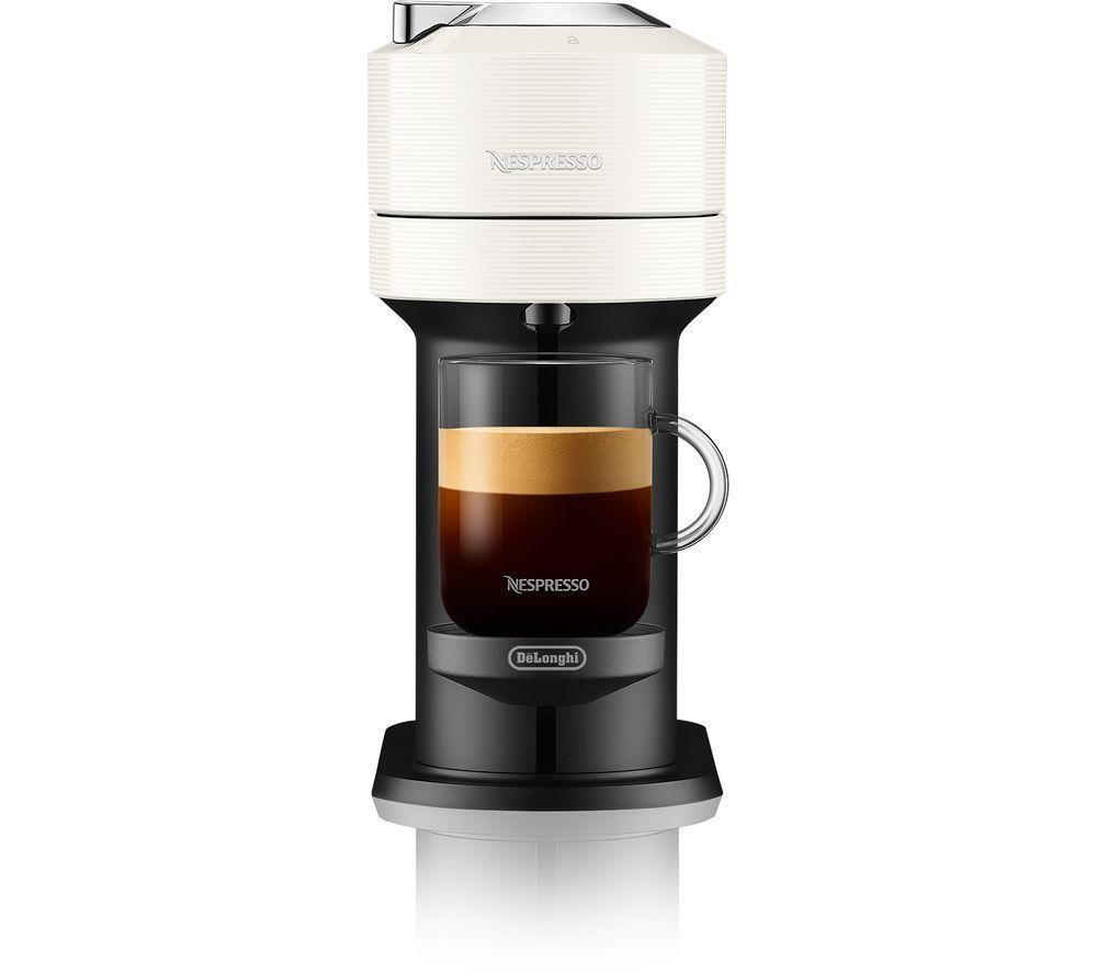 NESPRESSO by De'Longhi Vertuo Next ENV120.W Coffee Machine - Black & White image number 4 of 5