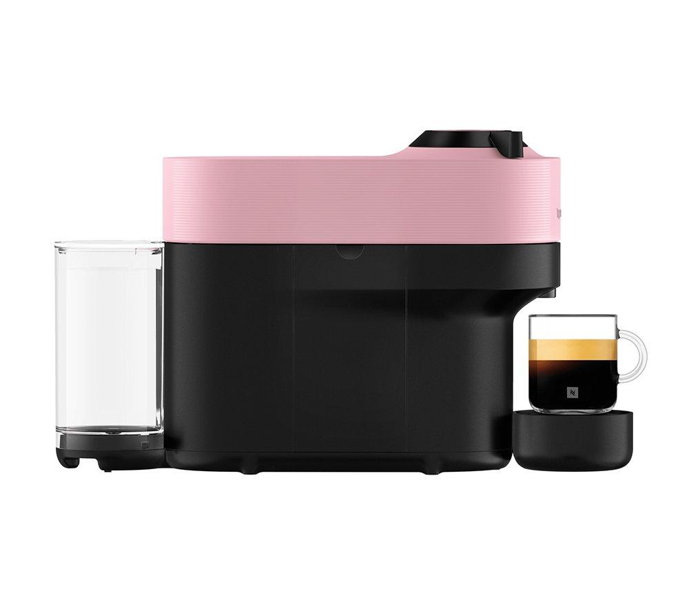 NESPRESSO by De'Longhi Vertuo Pop ENV90.P Coffee Machine - Black & Pink image number 10 of 10