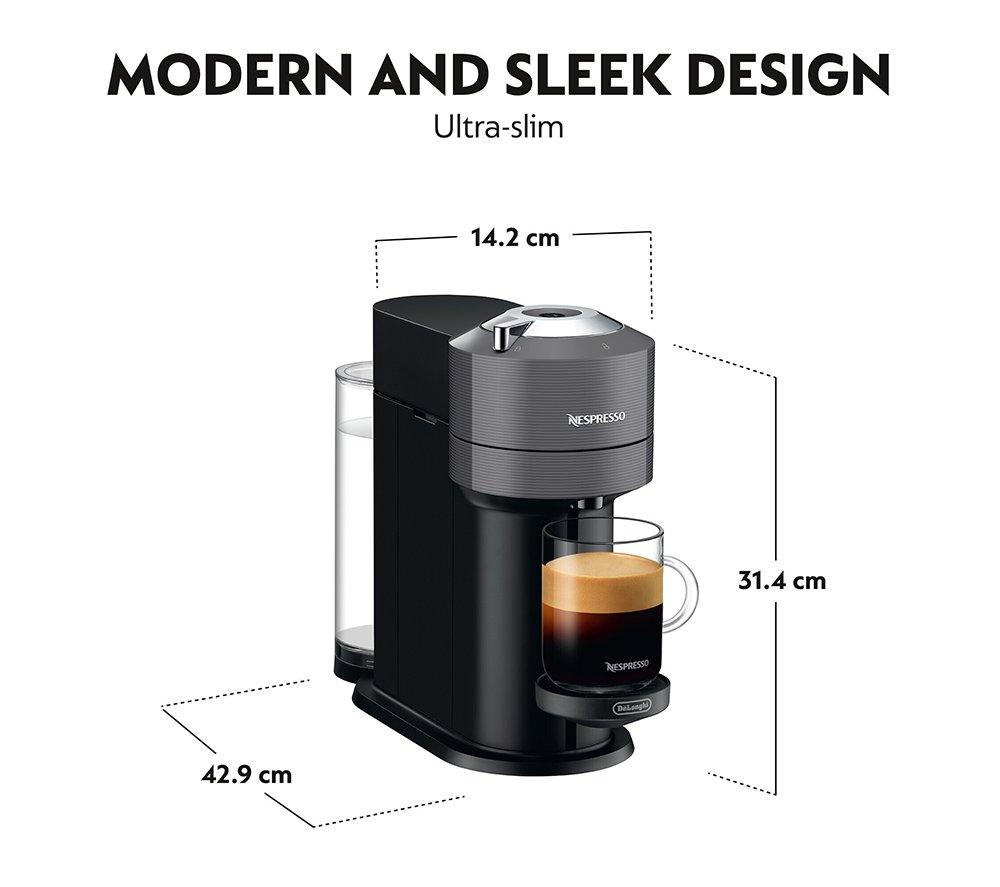 NESPRESSO by De'Longhi Vertuo Next ENV120.GY Coffee Machine - Grey image number 4 of 9
