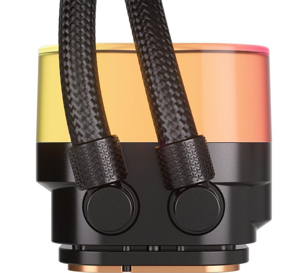 CORSAIR iCUE LINK TITAN 360 RX RGB 360 mm Liquid CPU Cooler - RGB LED, Black image number 4 of 6
