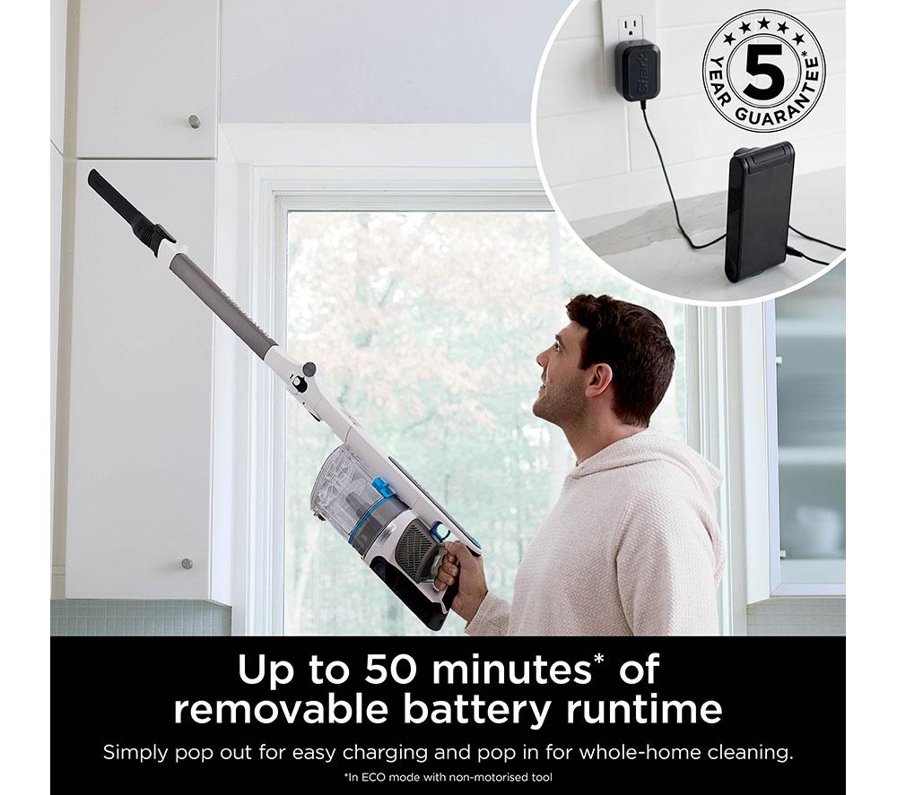 SHARK PowerPro Pet Anti Hair Wrap & Floor Detect IZ380UKT Cordless Vacuum Cleaner - Java Metallic image number 11 of 14
