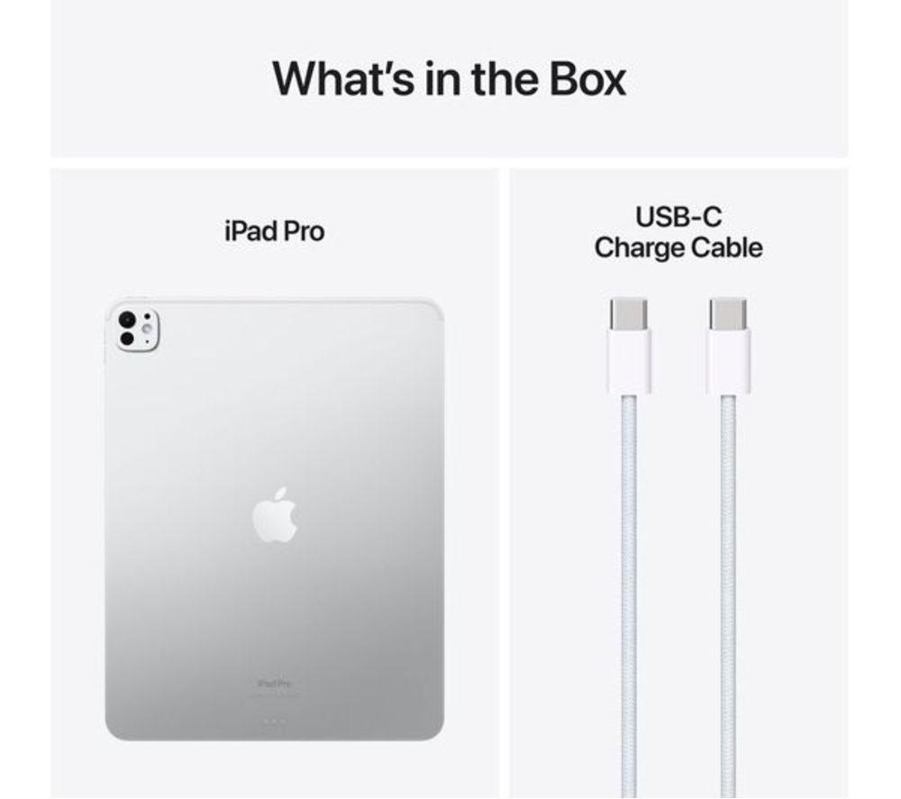 APPLE 11" Refurbished iPad Pro Cellular (2024) - 512 GB, Silver (Excellent Condition) image number 5 of 9