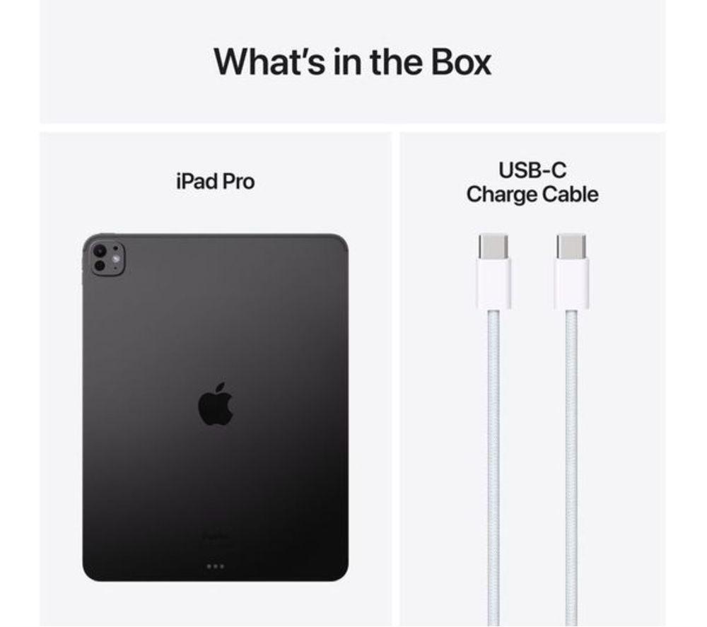 APPLE 13" Refurbished iPad Pro Cellular (2024) - 512 GB, Space Black (Very Good Condition) image number 10 of 10