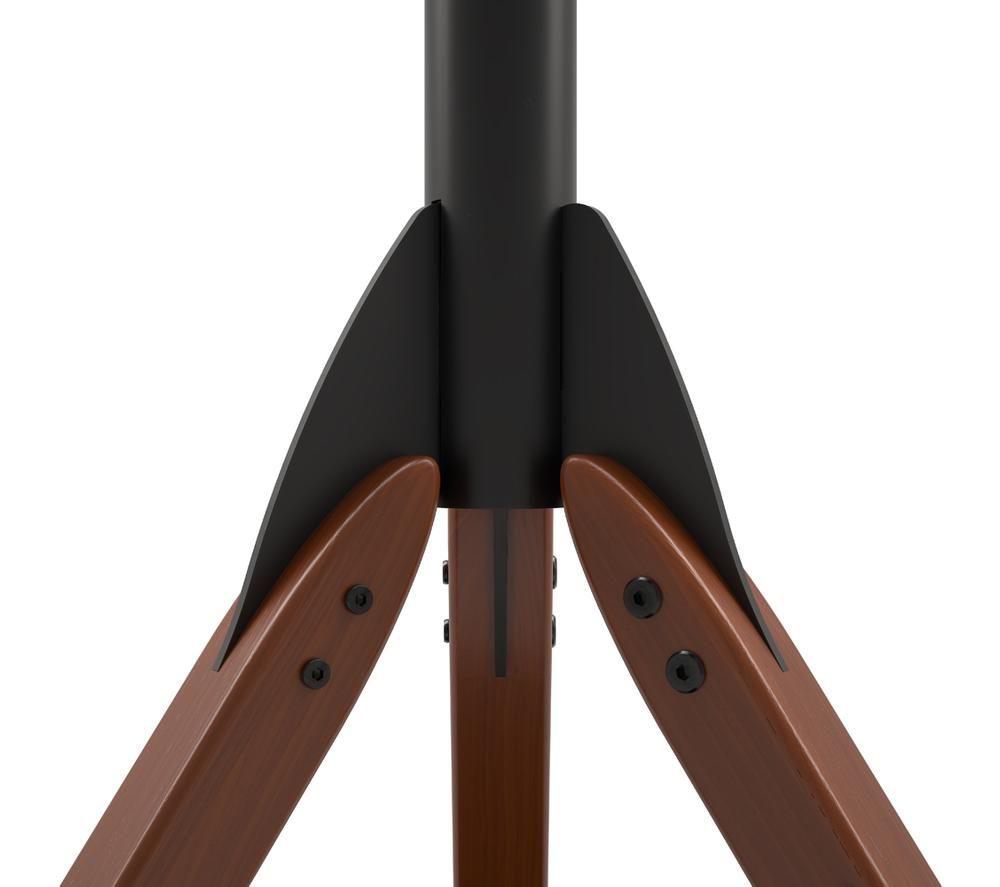 AVF Hoxton FSLK1001HOXDWB 927 mm Tripod TV Stand with Bracket for up to 70" TVs - Dark wood image number 4 of 8
