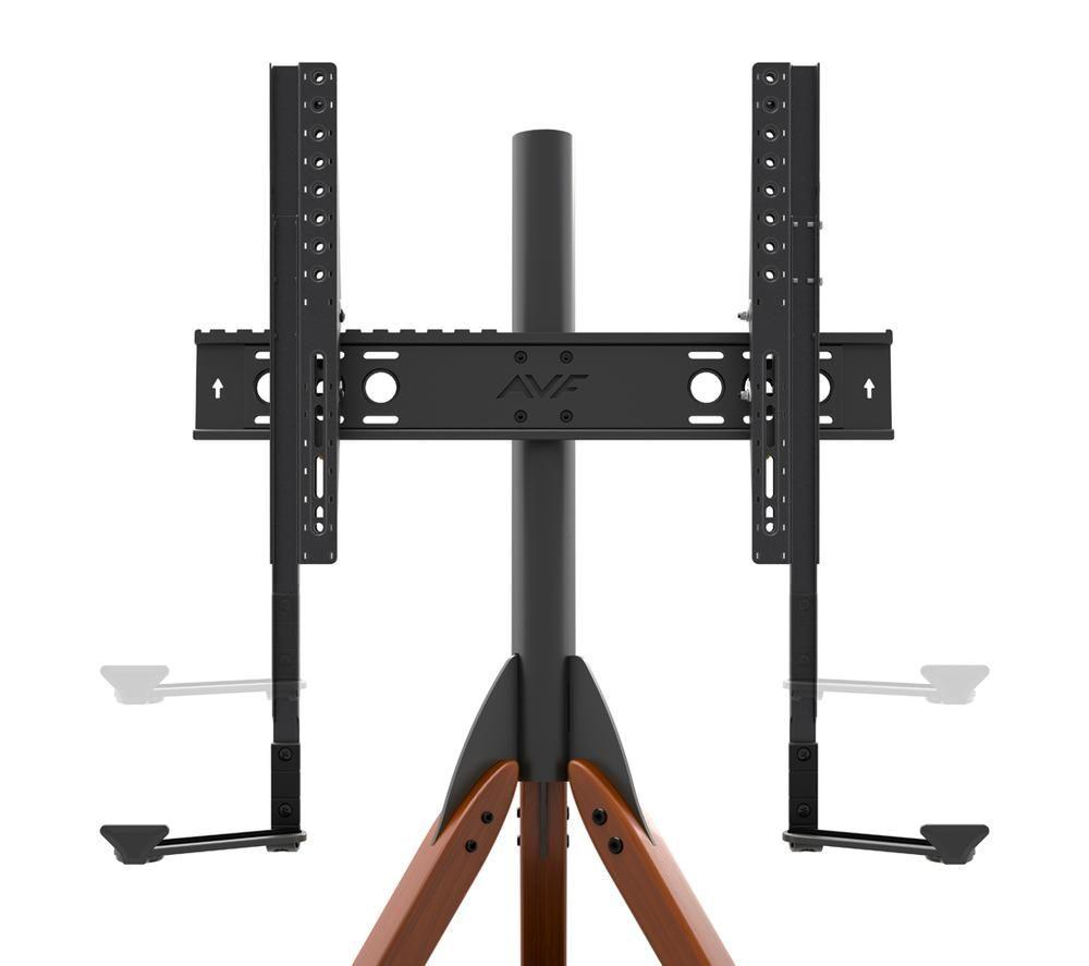 AVF Hoxton FSLK1001HOXDWB 927 mm Tripod TV Stand with Bracket for up to 70" TVs - Dark wood image number 5 of 8