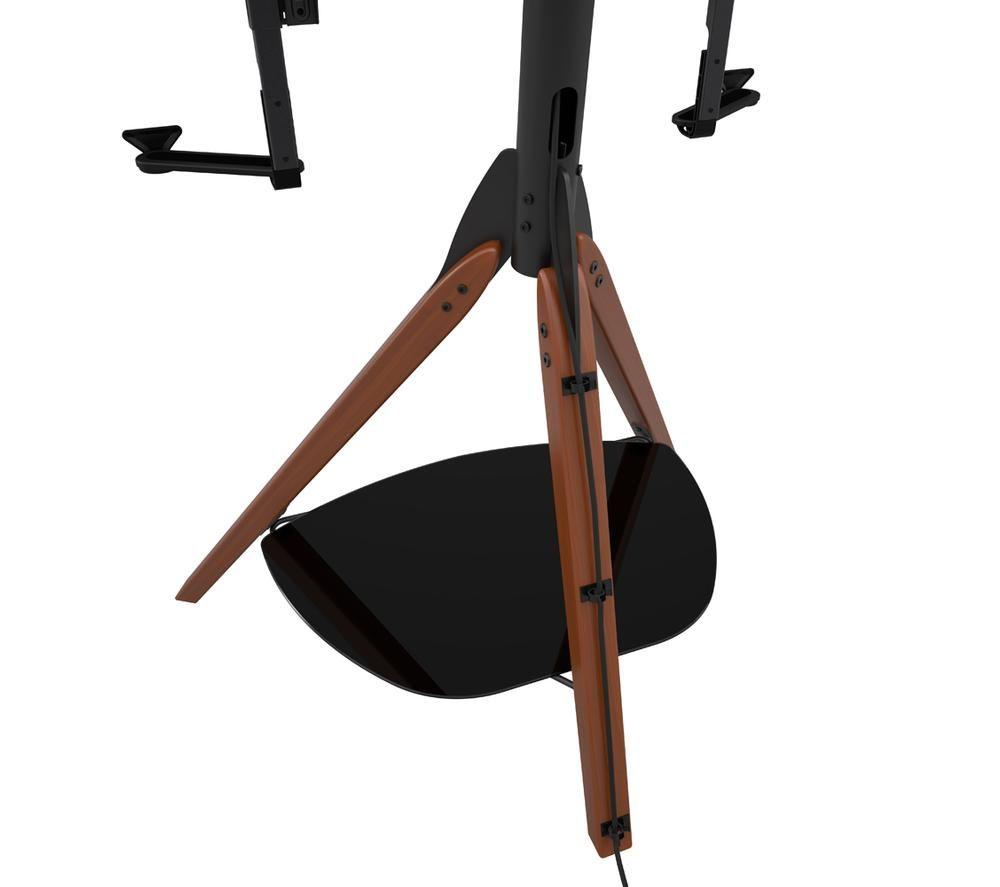 AVF Hoxton FSLK1001HOXDWB 927 mm Tripod TV Stand with Bracket for up to 70" TVs - Dark wood image number 6 of 8