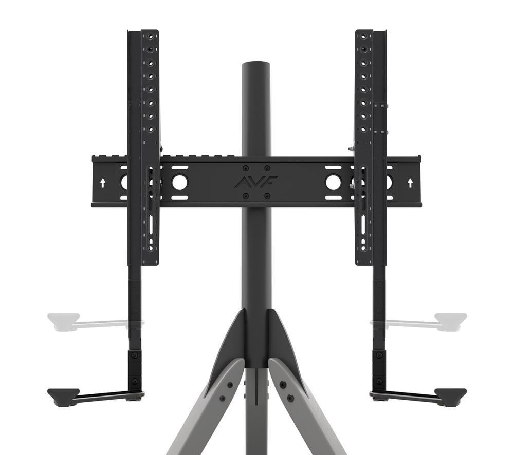 AVF Hoxton FSLK1001HOXGB 927 mm Tripod TV Stand with Bracket for up to 70" TVs - Black & Grey image number 6 of 8