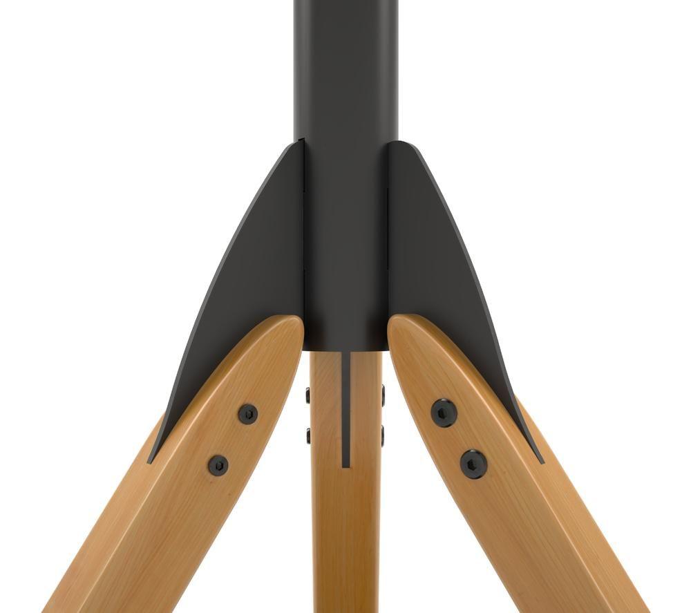 AVF Hoxton FSLK1001HOXLWB 927 mm Tripod TV Stand with Bracket for up to 70" TVs - Light Wood image number 4 of 8