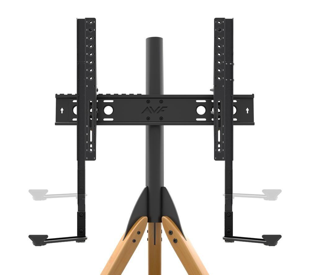AVF Hoxton FSLK1001HOXLWB 927 mm Tripod TV Stand with Bracket for up to 70" TVs - Light Wood image number 5 of 8