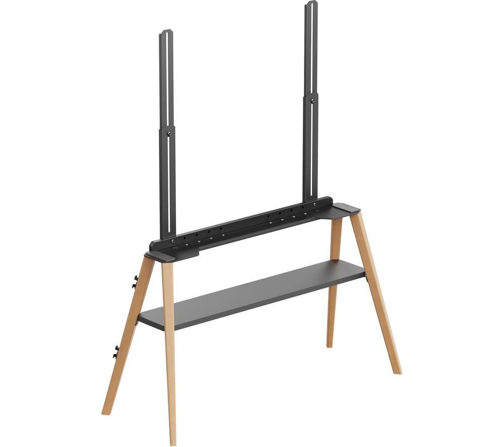 TTAP ROMA-LIGHT 991 mm TV Stand with Bracket for up to 65" TVs - Brown and Black image number 2 of 6