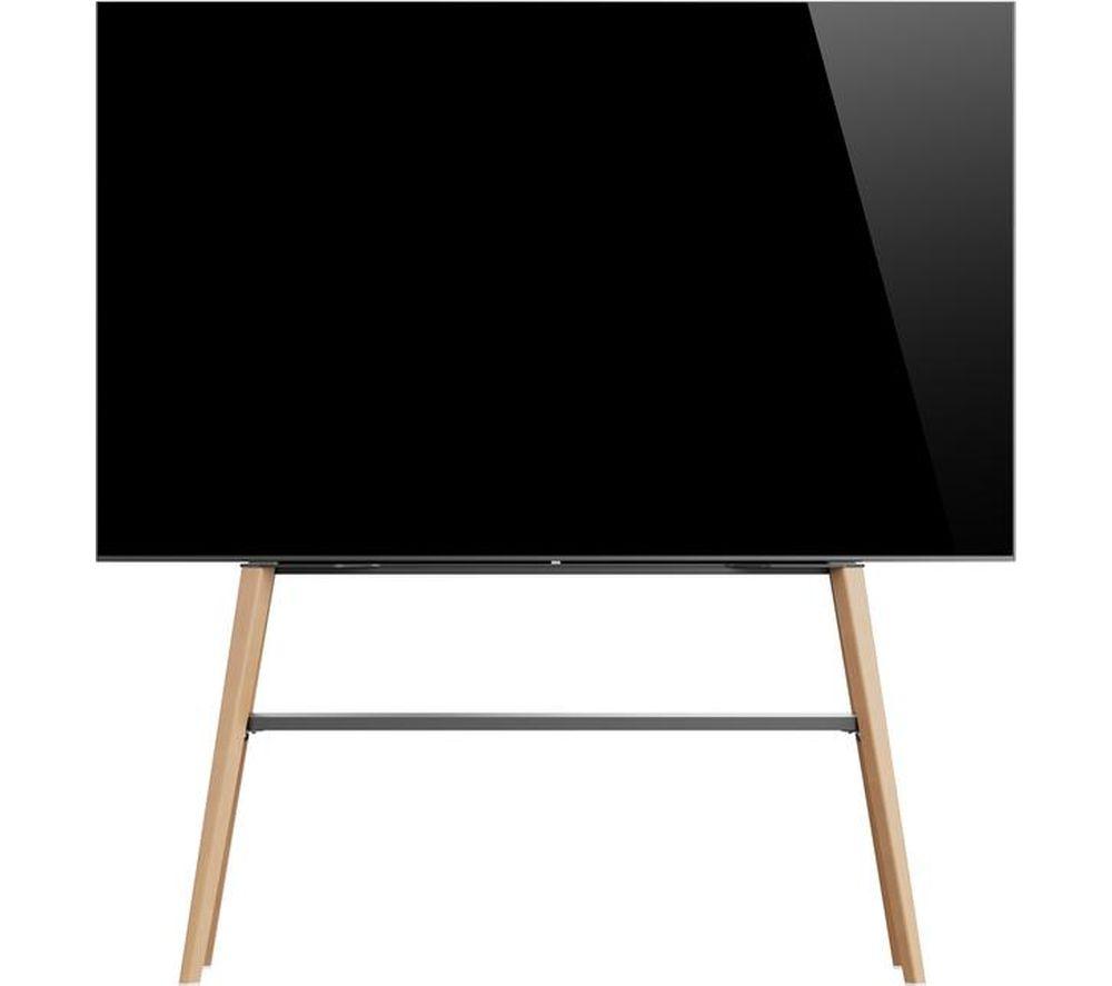 TTAP ROMA-LIGHT 991 mm TV Stand with Bracket for up to 65" TVs - Brown and Black image number 4 of 6