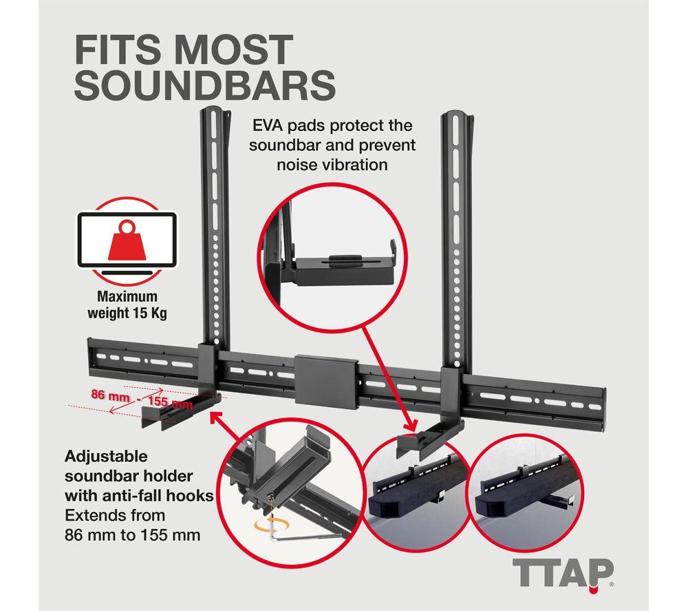 TTAP SB-2 Fixed Sound Bar Bracket image number 3 of 6
