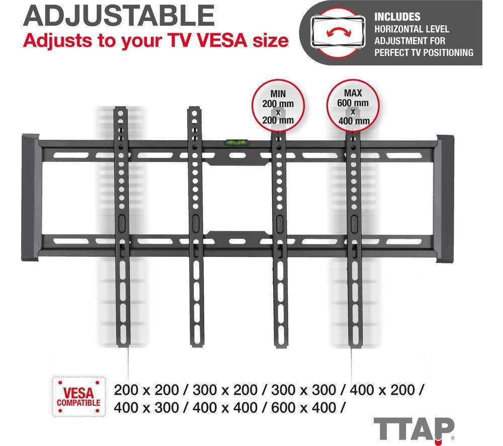 TTAP TTD604FLA Fixed 37 - 80" TV Bracket image number 4 of 7