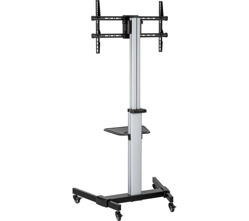 TTAP CART-02 848 mm TV Stand with Bracket for up to 86" TVs - Silver image number 3 of 7