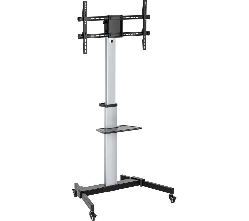 TTAP CART-02 848 mm TV Stand with Bracket for up to 86" TVs - Silver image number 5 of 7