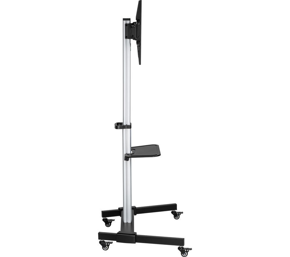 TTAP CART-02 848 mm TV Stand with Bracket for up to 86" TVs - Silver image number 6 of 7