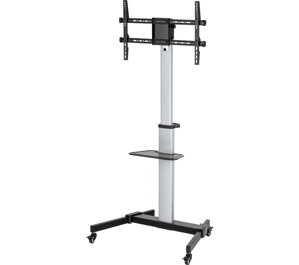 TTAP CART-02 848 mm TV Stand with Bracket for up to 86" TVs - Silver image number 7 of 7