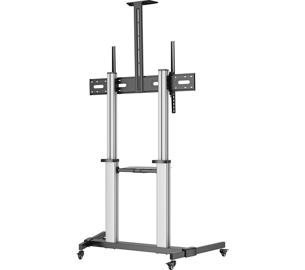 TTAP CART-03 1292 mm TV Stand with Bracket for up to 100" TVs- Silver image number 3 of 7
