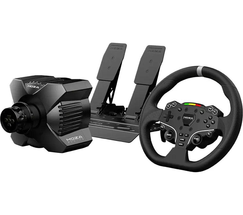 MOZA RACING R3 Racing Simulator Bundle - R3 Base, ES Wheel, SR-P Lite Two Pedals, Table clamp (PC ONLY) image number 2 of 5