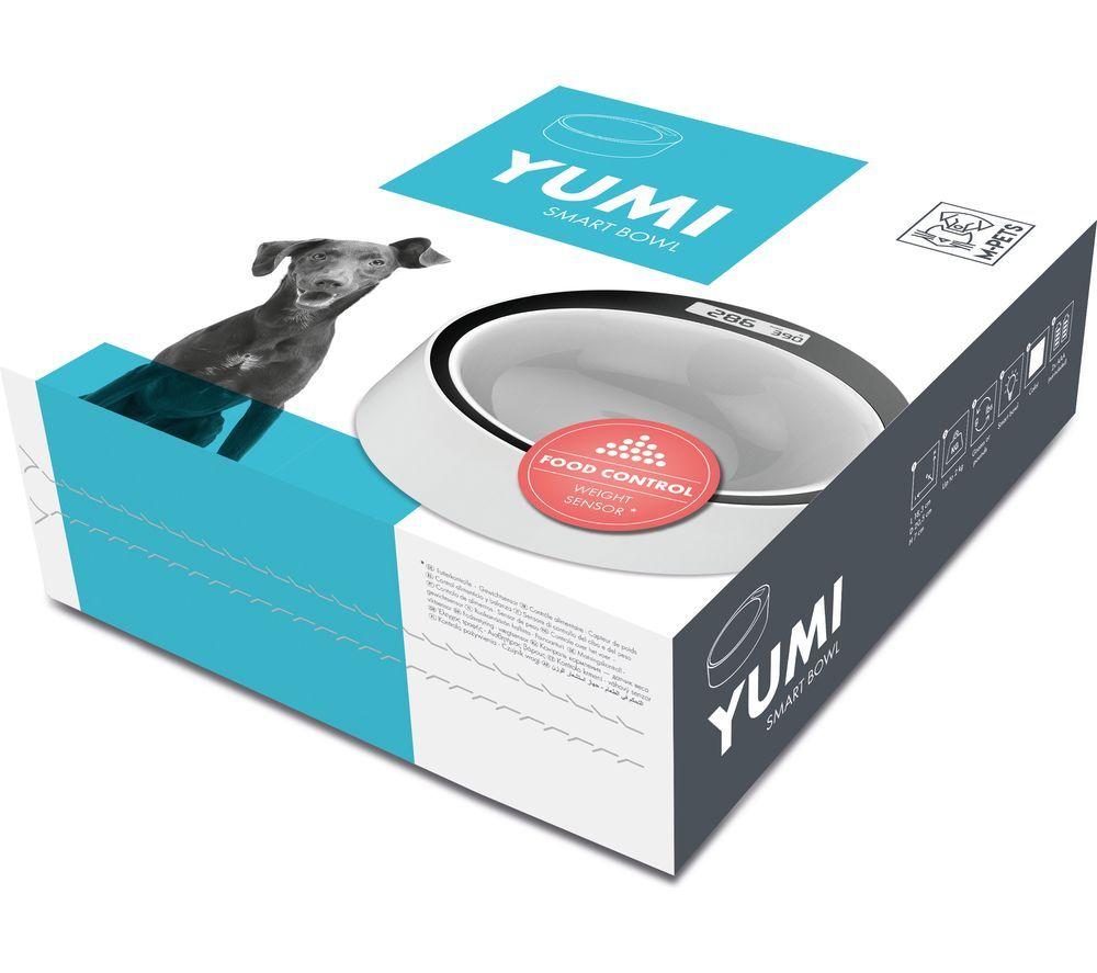 M-PETS Yumi Smart Pet Bowl - White & Black image number 3 of 4