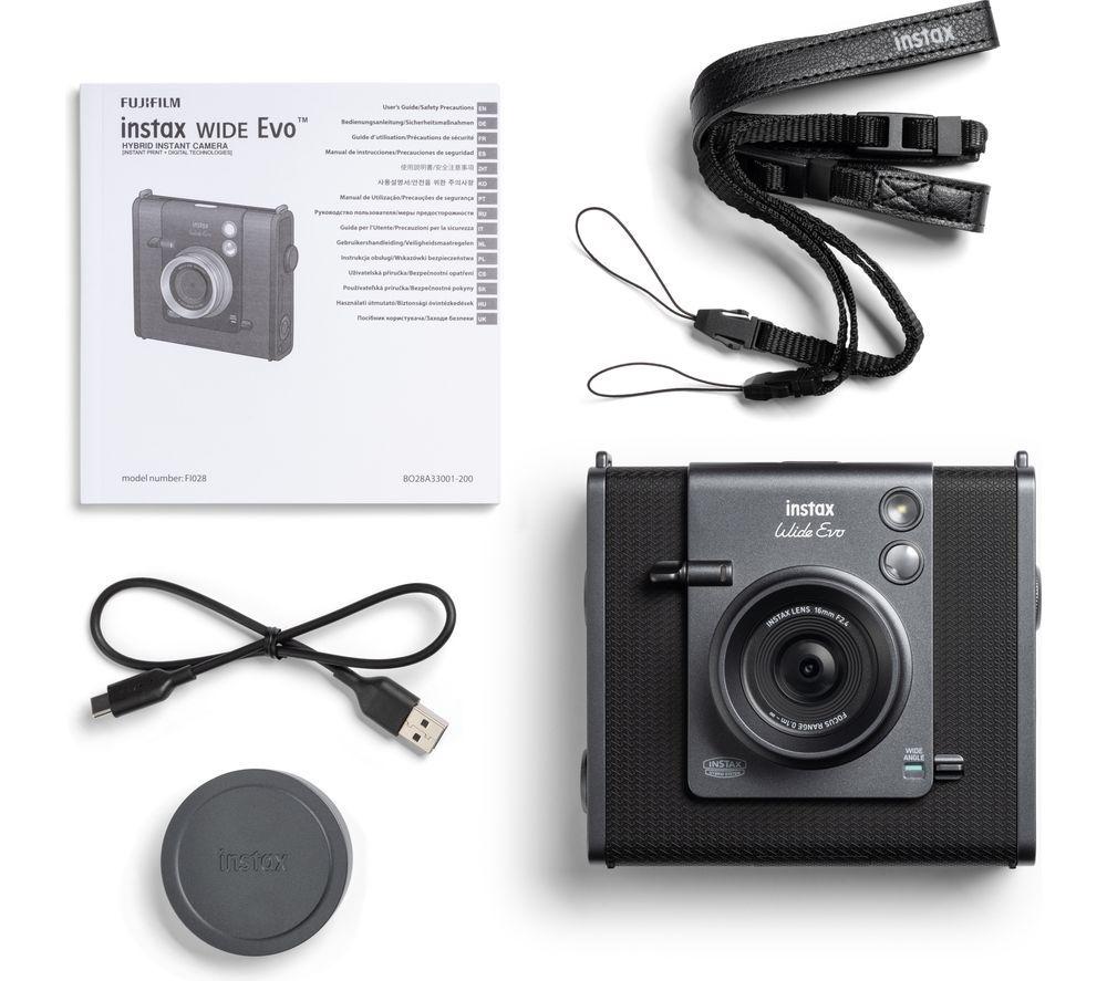 INSTAX Wide Evo Instant Camera - Black image number 5 of 5
