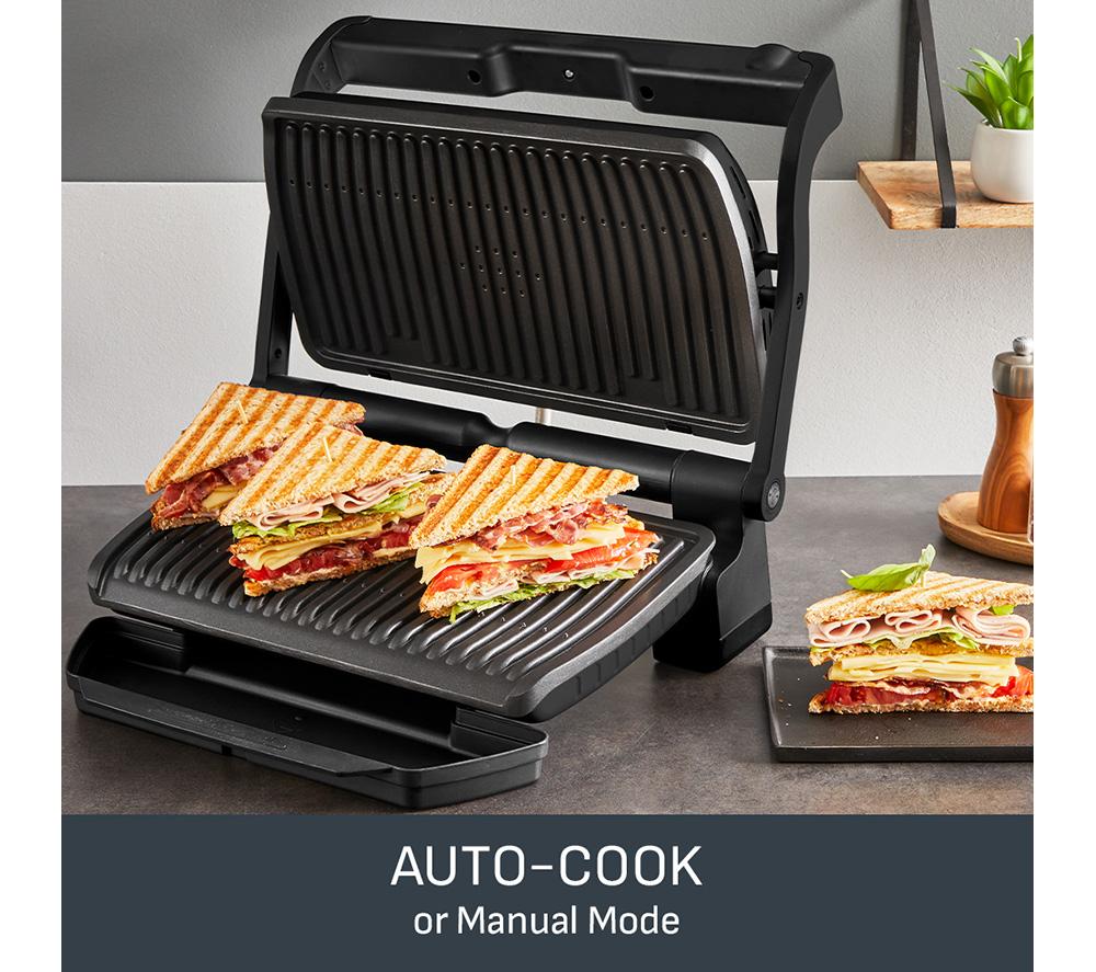 TEFAL OptiGrill+ XL GC7278G1 Health Grill - Black image number 6 of 10