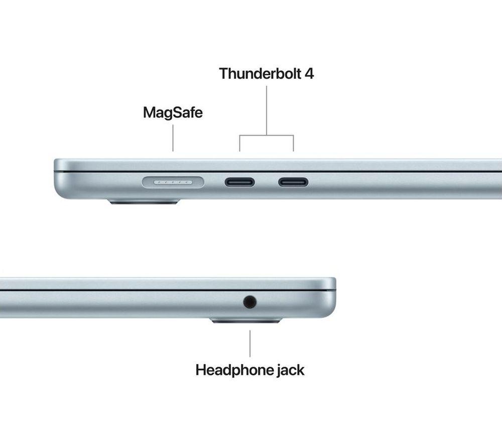 APPLE MacBook Air 15" (2025) - M4, 512 GB SSD, Sky Blue image number 6 of 11