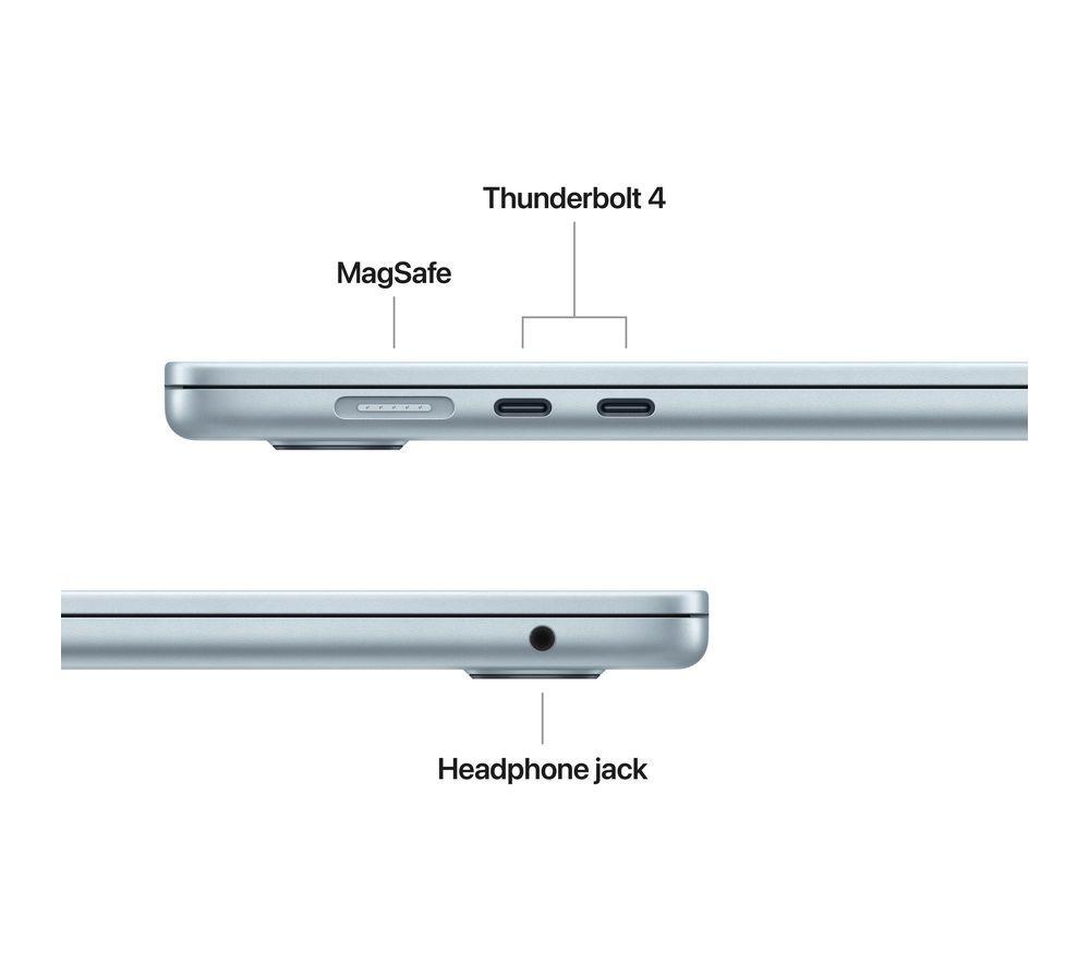 APPLE MacBook Air 15" (2025) - M4, 512 GB SSD, Sky Blue image number 7 of 11