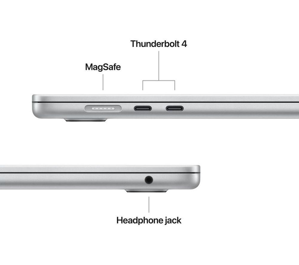 APPLE MacBook Air 15" (2025) - M4, 512 GB SSD, RAM 16 GB, Silver image number 6 of 11