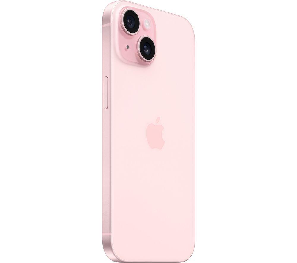 APPLE iPhone 15 (128 GB, Pink), Folio Case (Black) & 20 W USB Type-C Power Adapter Bundle image number 4 of 12