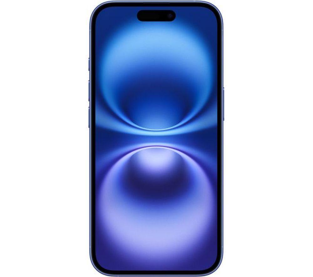 APPLE iPhone 16 (128 GB, Ultramarine), 20 W USB Type-C Power Adapter & Clear Case Bundle image number 3 of 12