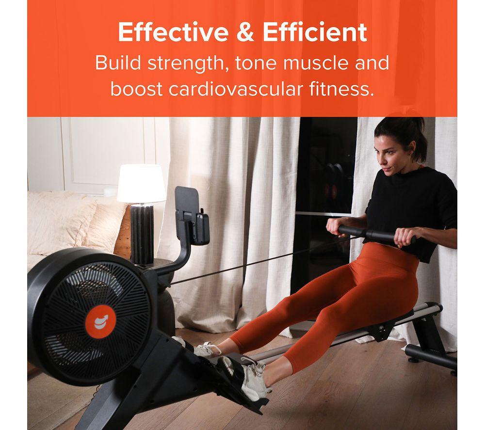 NEW IMAGE FITT Row Smart Bluetooth Rowing Machine - Black image number 4 of 20