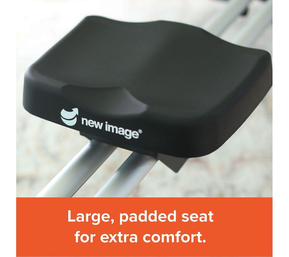 NEW IMAGE FITT Row Smart Bluetooth Rowing Machine - Black image number 10 of 20