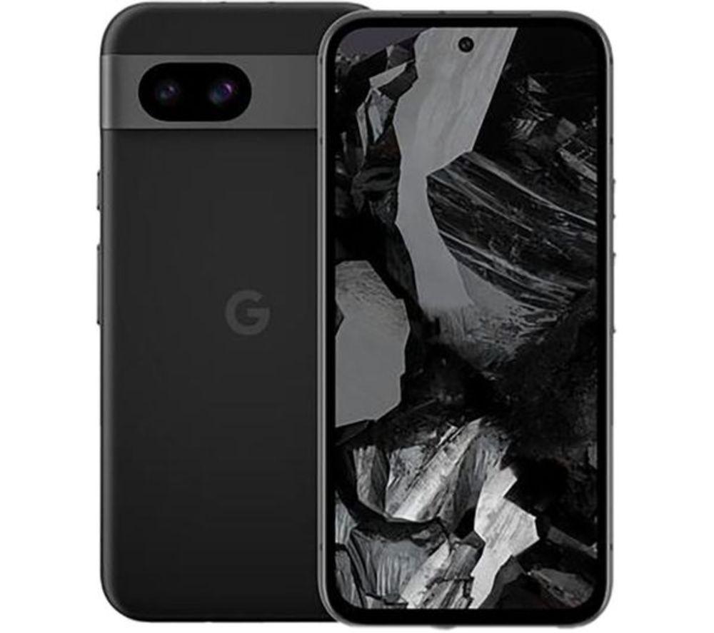 GOOGLE Refurbished Pixel 8a - 128 GB, Obsidian (Excellent Condition)