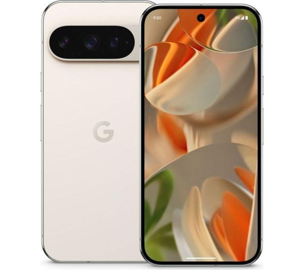 GOOGLE Refurbished Pixel 9 Pro - 128 GB, Porcelain (Excellent Condition)