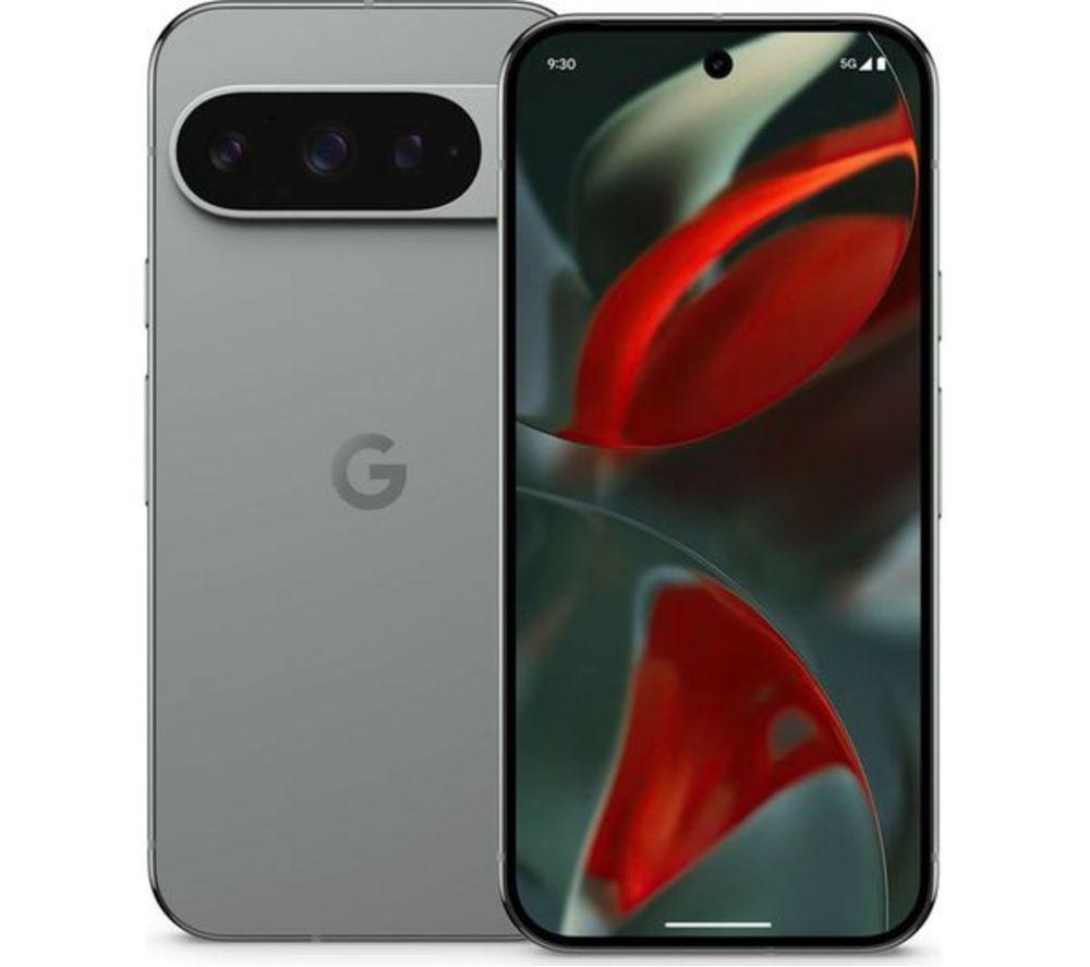 GOOGLE Refurbished Pixel 9 Pro - 128 GB, Hazel (Excellent Condition)